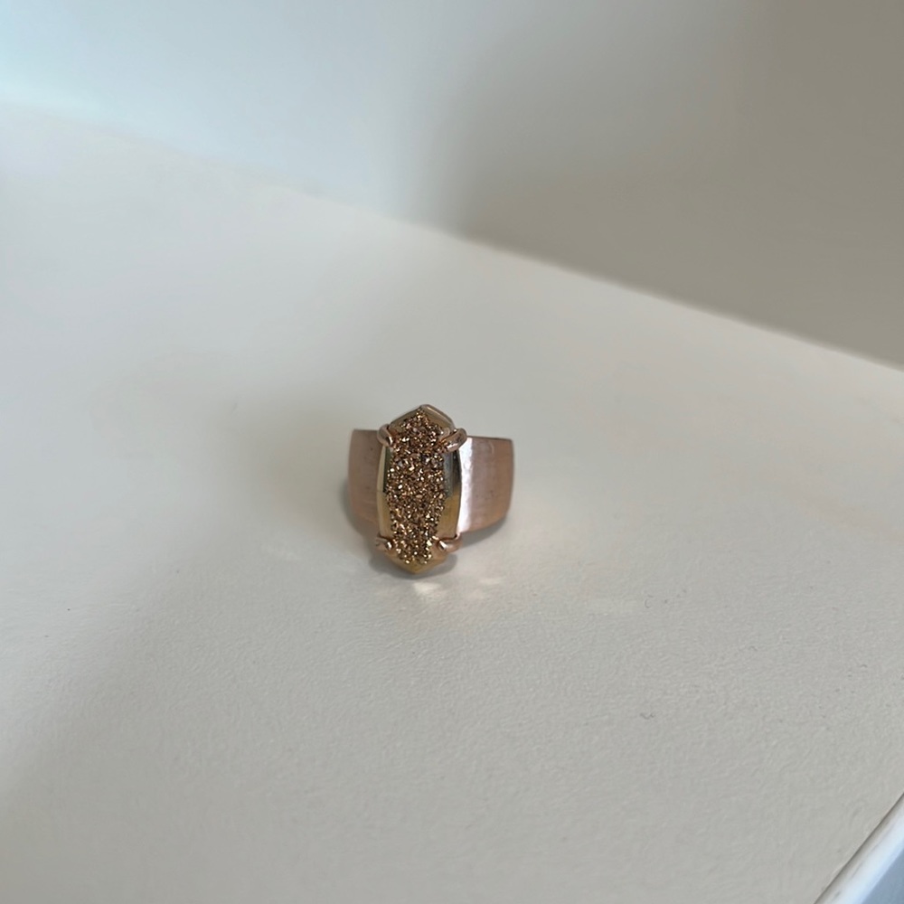 Kendra Scott Rose Gold Druzy Ring